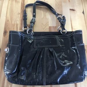 Patent leather Coach Purse